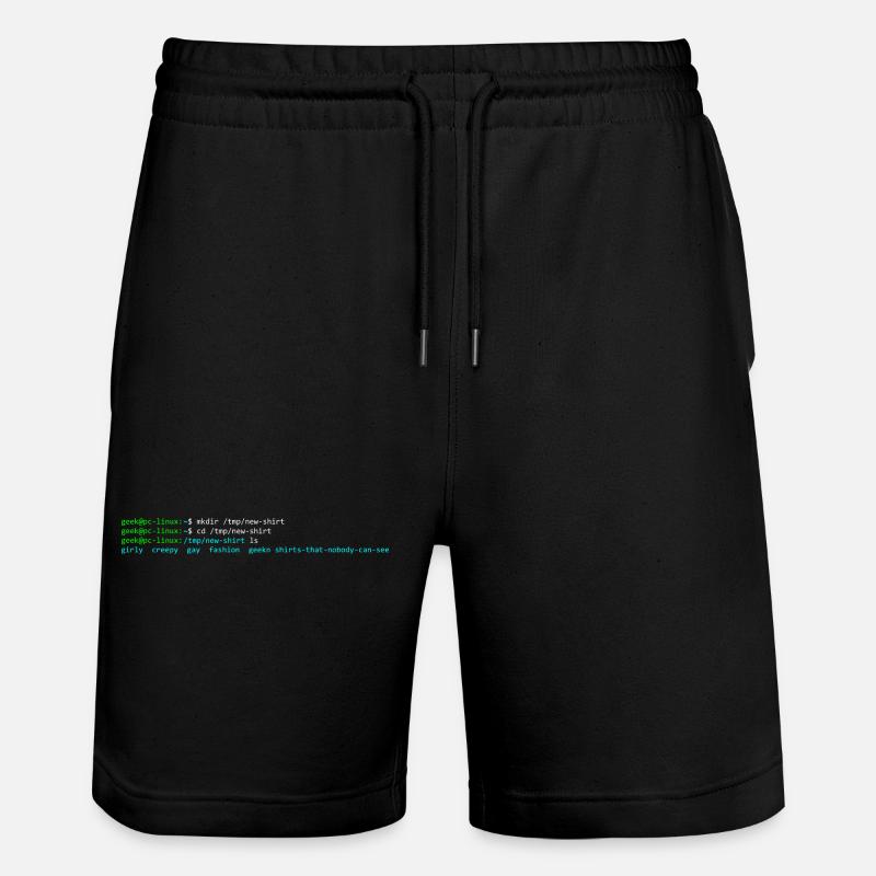 terminal linux - Short de jogging bio TRAINER Stanley/Stella unisexe - noir