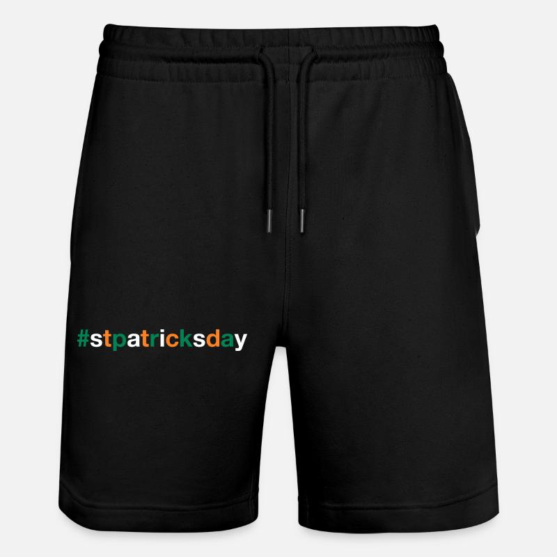 JOUR DE LA SAINT-PATRICK - Short de jogging bio TRAINER Stanley/Stella unisexe - noir