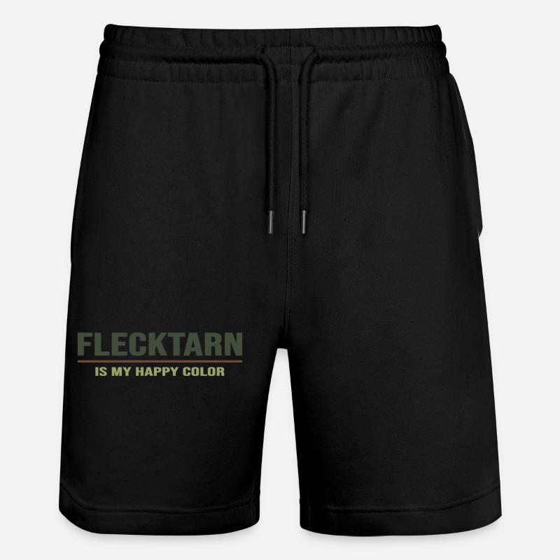 Bivouac de l’armée de Bushcraft de Flecktarn - Short de jogging bio TRAINER Stanley/Stella unisexe - noir
