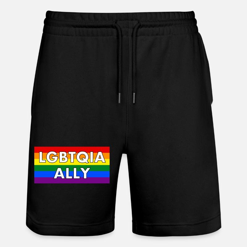 Allié LGBTQIA - Short de jogging bio TRAINER Stanley/Stella unisexe - noir