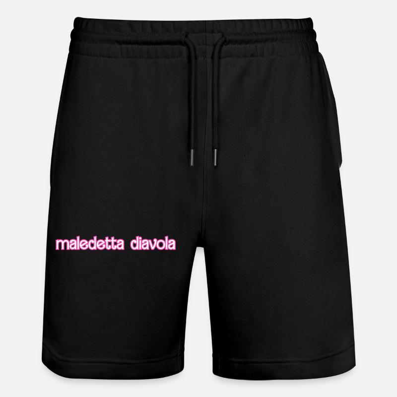 Damn Devils - Stanley/Stella Trainer Unisex Organic Jogging Shorts - black