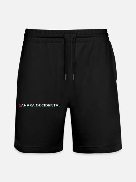 Drapeau Sahara Occidental - Short de jogging bio TRAINER Stanley/Stella unisexe - noir