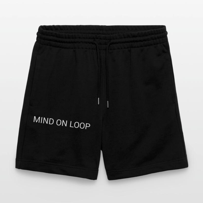 Mind on Loop – Minimal Overthinking Text Design Stanley/Stella Trainer Unisex Organic Jogging Shorts