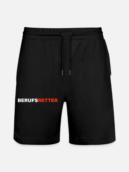 Professional rescuer - Stanley/Stella Trainer Unisex Organic Jogging Shorts - black