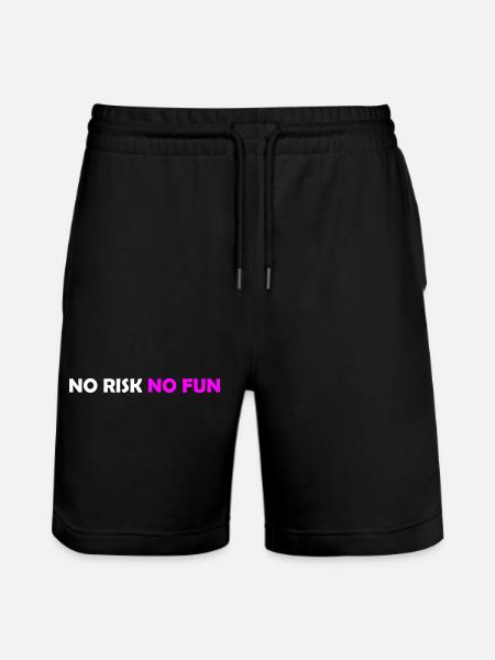 No Risk - Stanley/Stella Trainer Unisex Organic Jogging Shorts - black