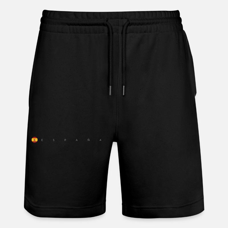 Emblème du drapeau de l’Espagne - Short de jogging bio TRAINER Stanley/Stella unisexe - noir