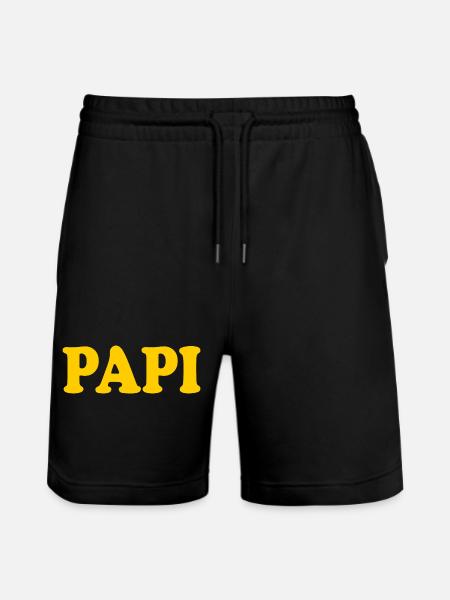 Papi - Short de jogging bio TRAINER Stanley/Stella unisexe - noir