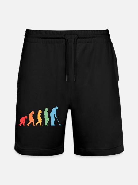 Golfeur Evolution Golf - Short de jogging bio TRAINER Stanley/Stella unisexe - noir