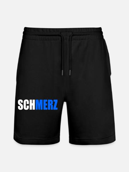 Schmerz no merz - Stanley/Stella Unisex Bio Joggingshorts Trainer - Schwarz