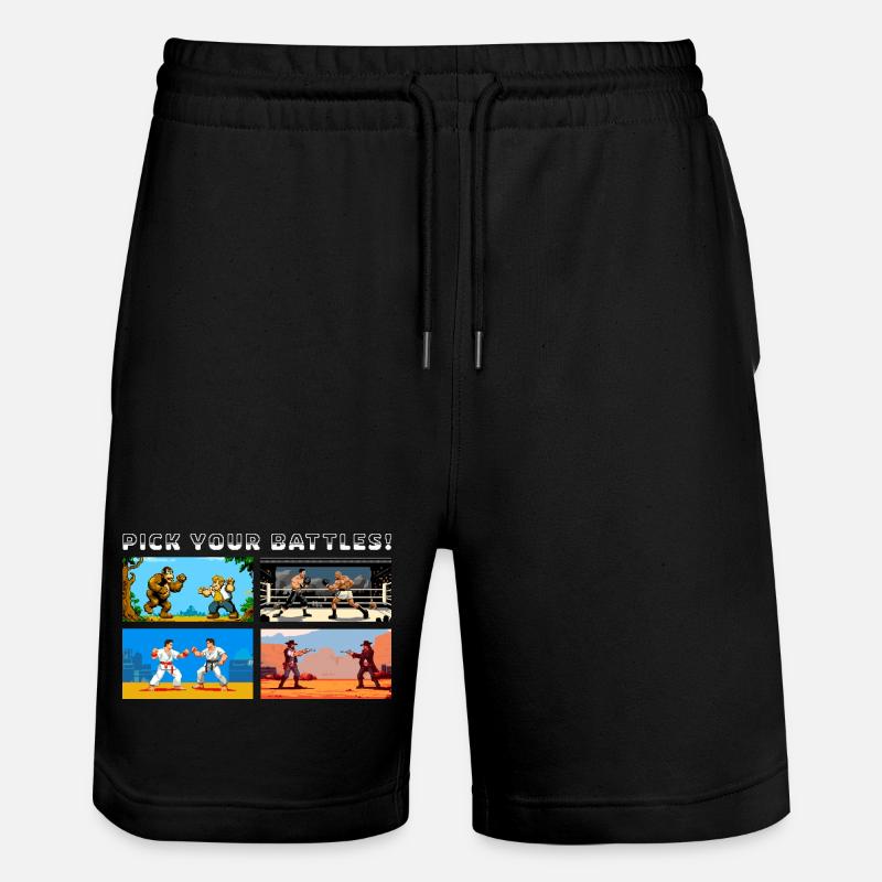 Jeux 2 - Short de jogging bio TRAINER Stanley/Stella unisexe - noir