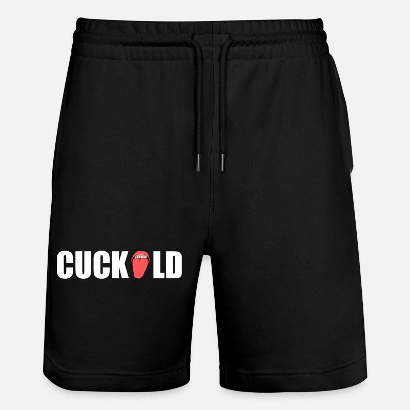 Cuckold - Short de jogging bio TRAINER Stanley/Stella unisexe - noir
