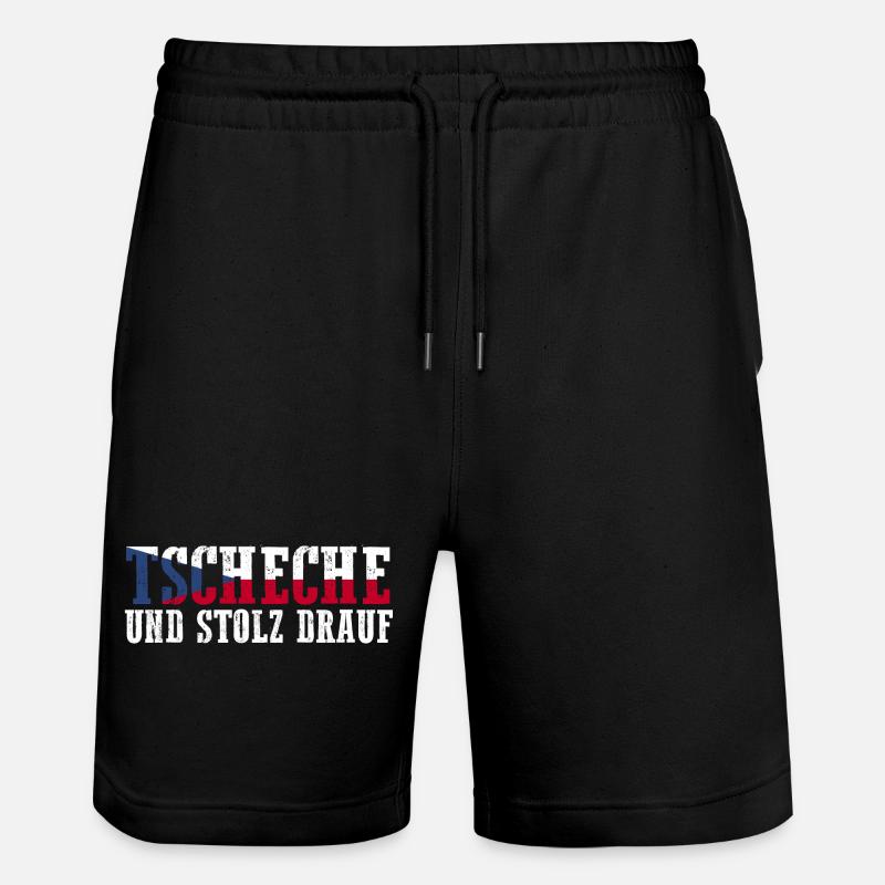 Tchèques République tchèque - Short de jogging bio TRAINER Stanley/Stella unisexe - noir