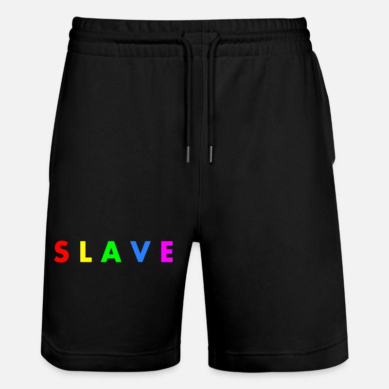 Slave - Stanley/Stella Trainer Unisex Organic Jogging Shorts - black