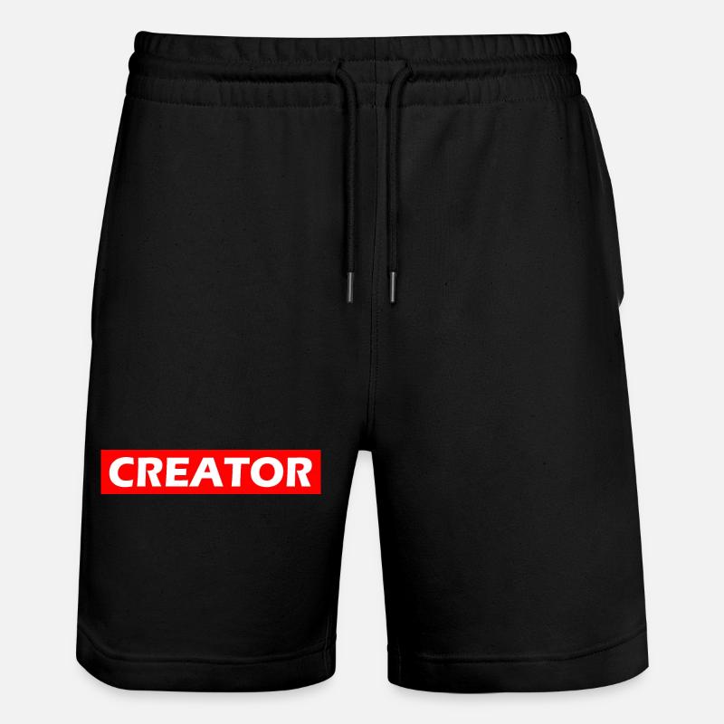 Creator - Short de jogging bio TRAINER Stanley/Stella unisexe - noir