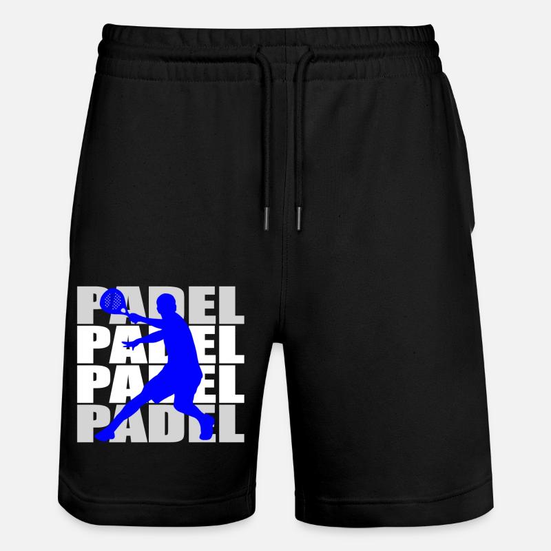 Le padel - Short de jogging bio TRAINER Stanley/Stella unisexe - noir