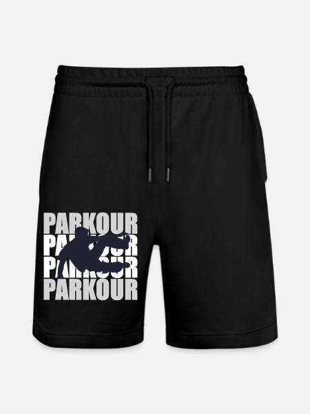 Parkour - Stanley/Stella Trainer Unisex Organic Jogging Shorts - black