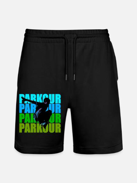Parkour - Stanley/Stella Trainer Unisex Organic Jogging Shorts - black