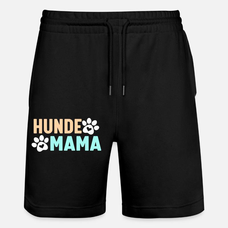 Chiens Maman - Short de jogging bio TRAINER Stanley/Stella unisexe - noir