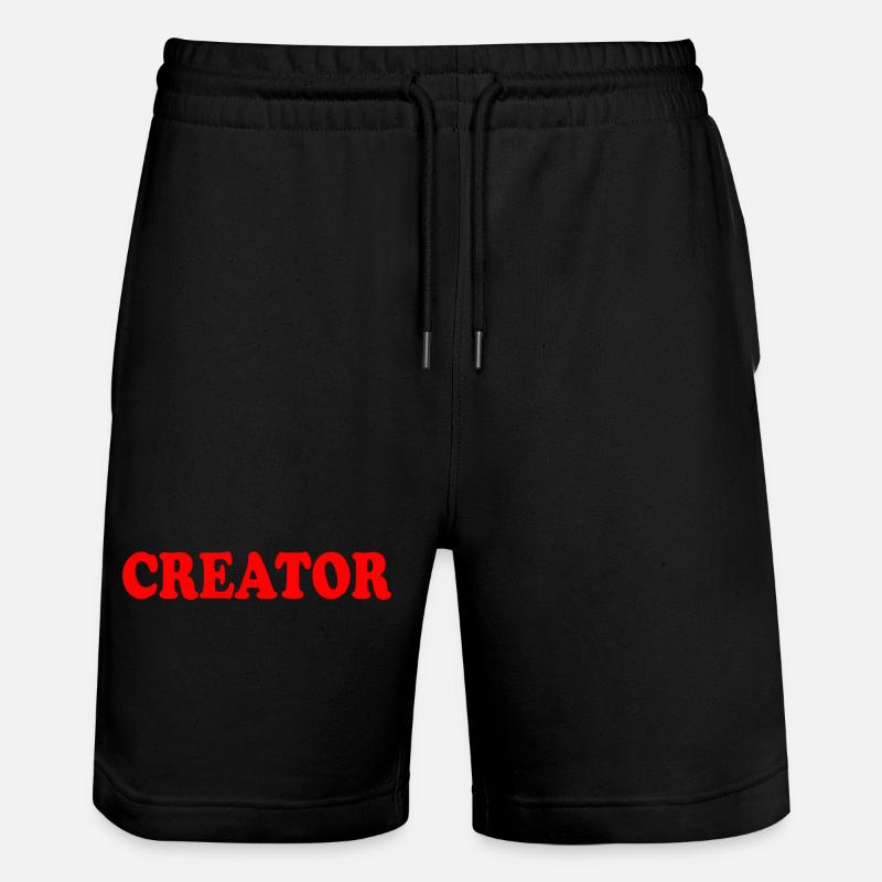 Creator - Stanley/Stella Trainer Unisex Organic Jogging Shorts - black