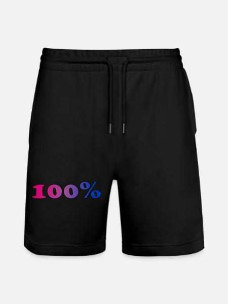 100 % BI - Short de jogging bio TRAINER Stanley/Stella unisexe - noir