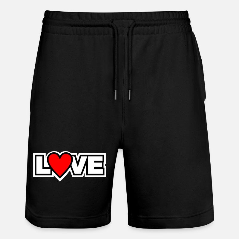 Amour - Short de jogging bio TRAINER Stanley/Stella unisexe - noir