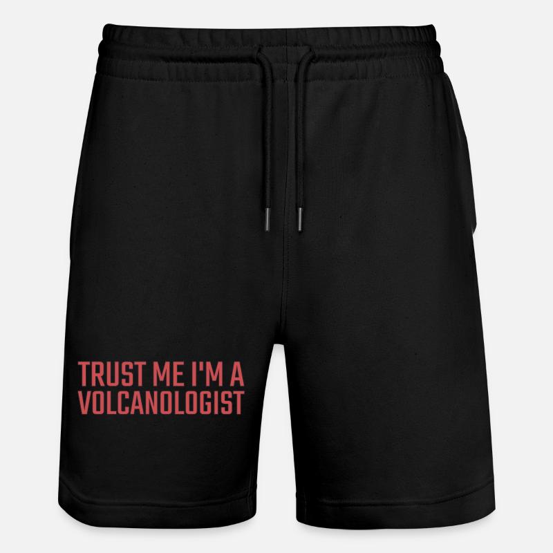 Volcanologue Faites-moi confiance Volcanologie - Short de jogging bio TRAINER Stanley/Stella unisexe - noir