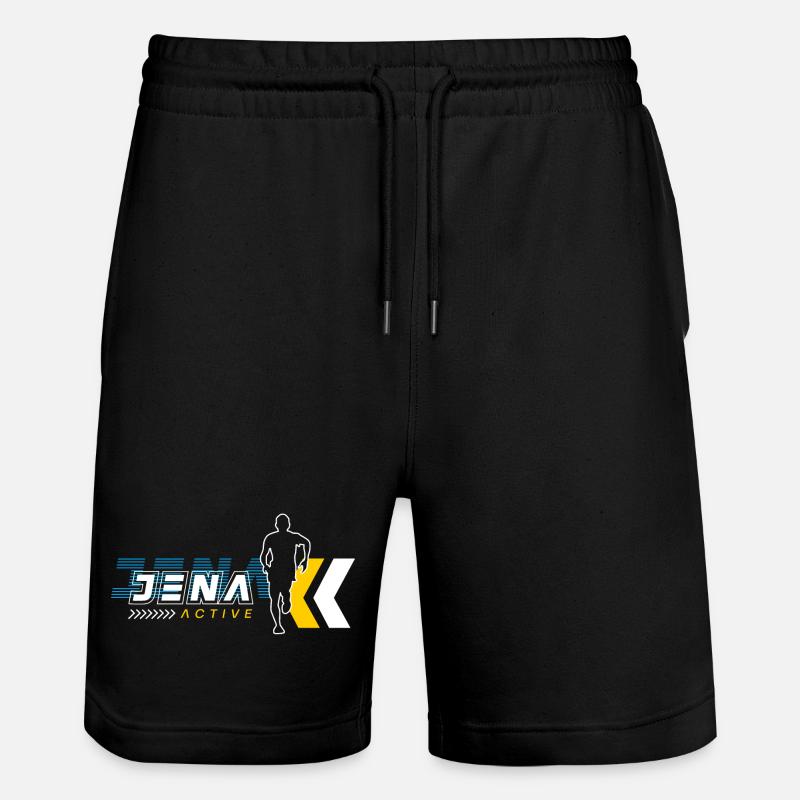 Jena Active Run - Stanley/Stella Trainer Unisex Organic Jogging Shorts - black