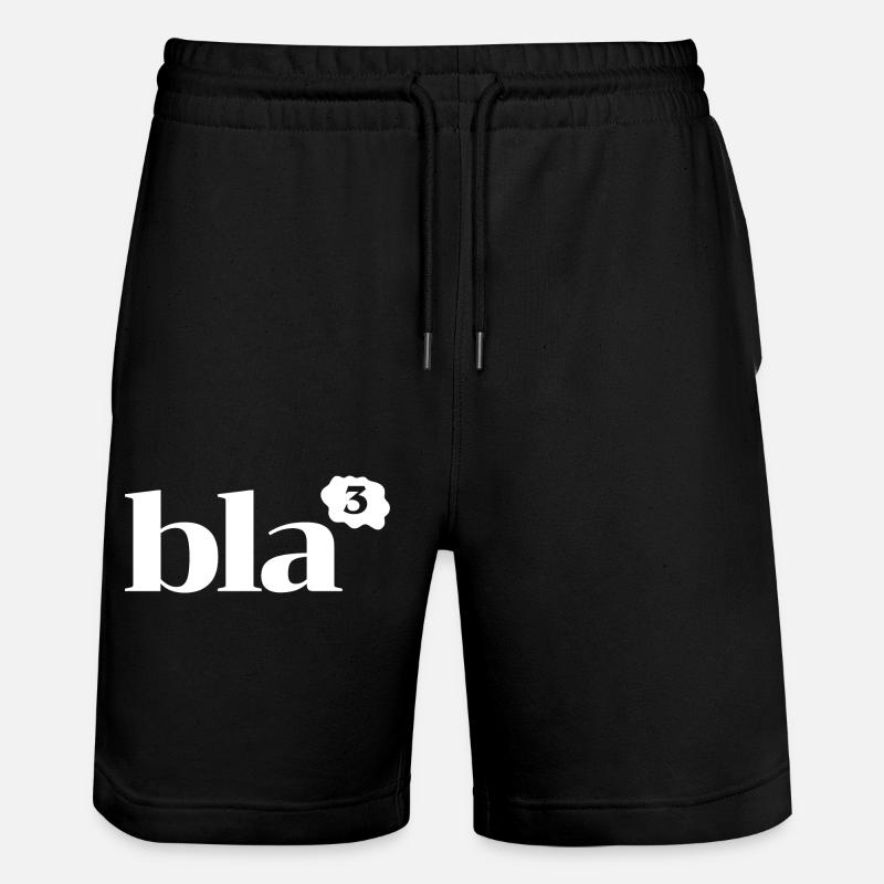 bla, bla, bla - Stanley/Stella Unisex Bio Joggingshorts Trainer - Schwarz