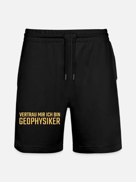 Geophysicist Trust Me Geophysics - Stanley/Stella Trainer Unisex Organic Jogging Shorts - black
