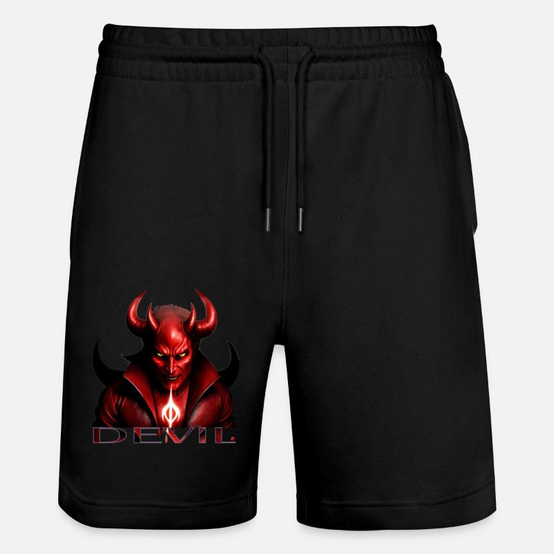 Devil´s Time - Stanley/Stella Unisex Bio Joggingshorts Trainer  - Schwarz