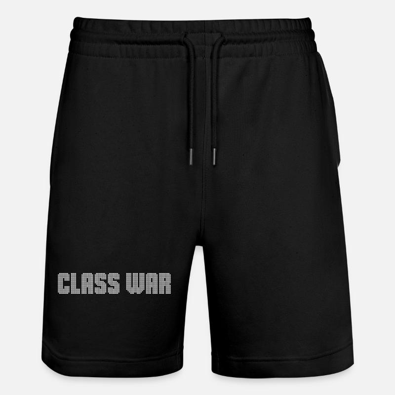 CLASS WAR - Stanley/Stella Unisex Bio Joggingshorts Trainer  - Schwarz