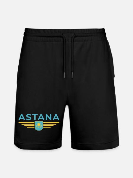 Astana Design – Modernity and Tradition - Stanley/Stella Trainer Unisex Organic Jogging Shorts - black