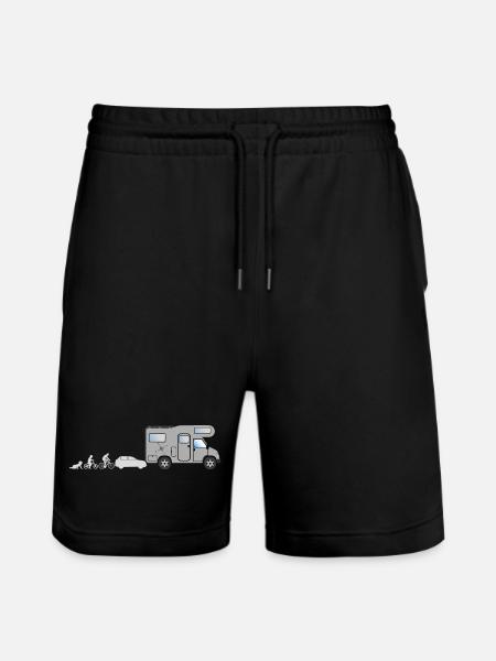 Evolution Camper - Stanley/Stella Trainer Unisex Organic Jogging Shorts - black