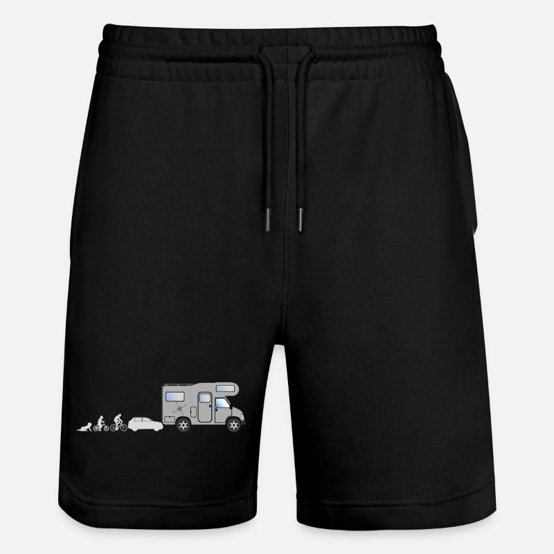 Evolution Camper - Stanley/Stella Trainer Unisex Organic Jogging Shorts - black