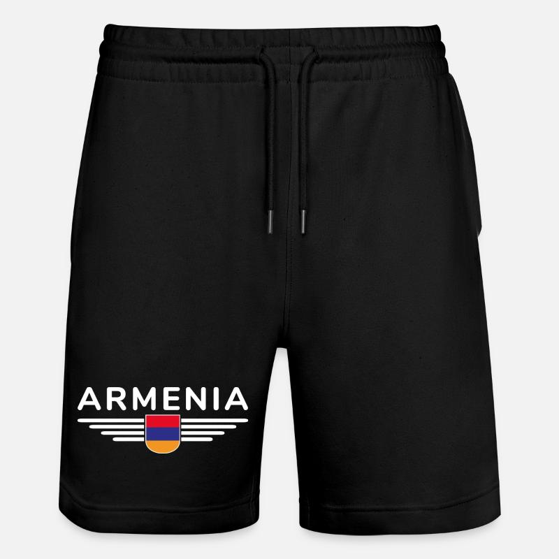 Marchandise Arménie – Expérience Culture - Short de jogging bio TRAINER Stanley/Stella unisexe - noir