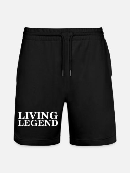 Living Legend - Stanley/Stella Unisex Bio Joggingshorts Trainer  - Schwarz