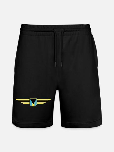 Bahamas fans: Tropical design - Stanley/Stella Trainer Unisex Organic Jogging Shorts - black
