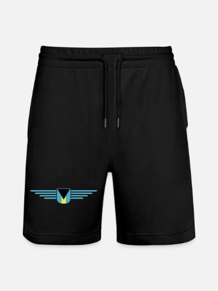 Bahamas fans: Tropical design - Stanley/Stella Trainer Unisex Organic Jogging Shorts - black