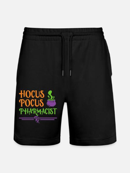 Pharmacist Halloween - Stanley/Stella Trainer Unisex Organic Jogging Shorts - black