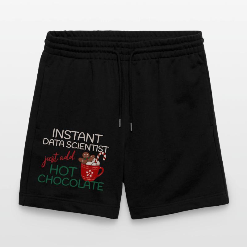 Data Scientist Noël il suffit d’ajouter du chocolat chaud Short de jogging bio TRAINER Stanley/Stella unisexe
