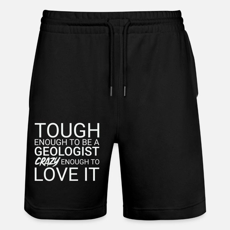 Géologue Crazy Geology - Short de jogging bio TRAINER Stanley/Stella unisexe - noir