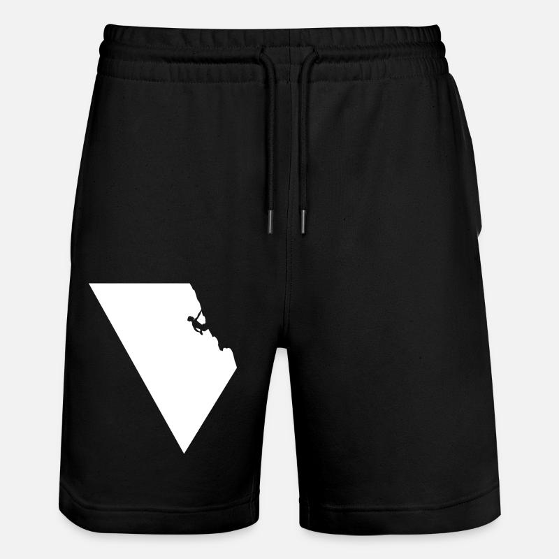 Kletterer - Stanley/Stella Unisex Bio Joggingshorts Trainer - Schwarz