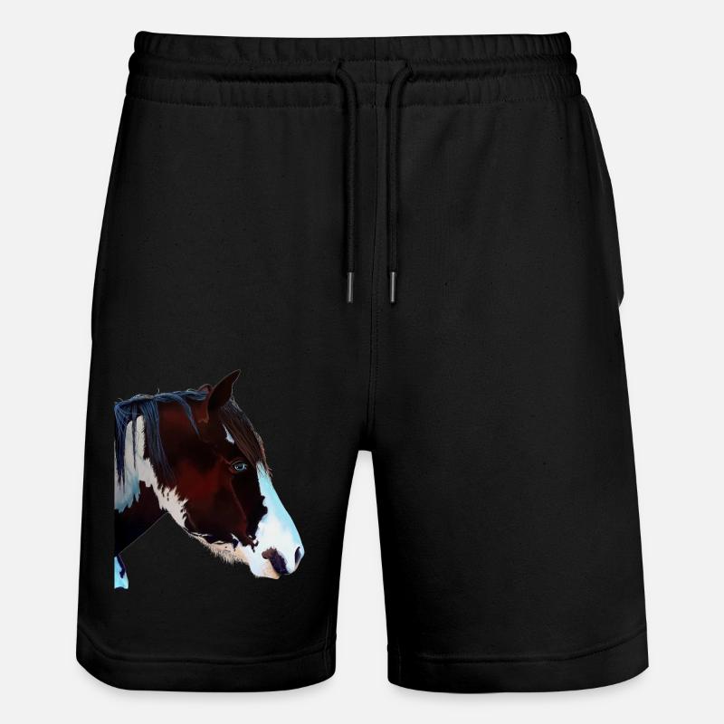 Rebelle/Princesse - Short de jogging bio TRAINER Stanley/Stella unisexe - noir