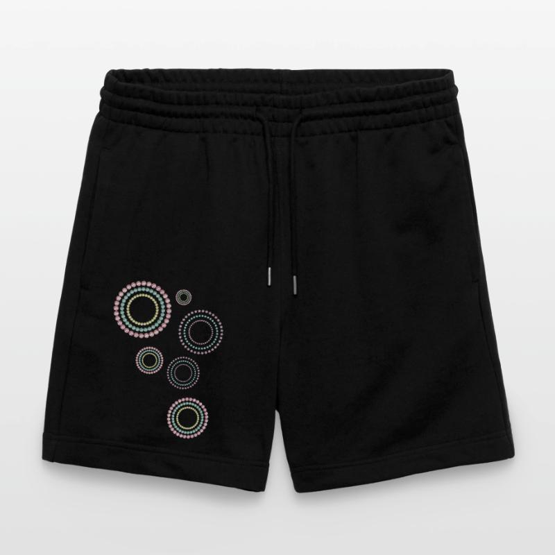 Circles, graphic patterns, patterns Stanley/Stella Trainer Unisex Organic Jogging Shorts