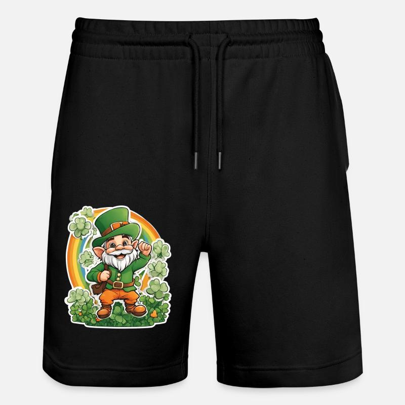 Heiliger Patrick 3 - Stanley/Stella Unisex Bio Joggingshorts Trainer  - Schwarz