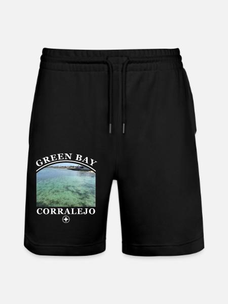 CORRALEJO BAY - Stanley/Stella Trainer Unisex Organic Jogging Shorts - black