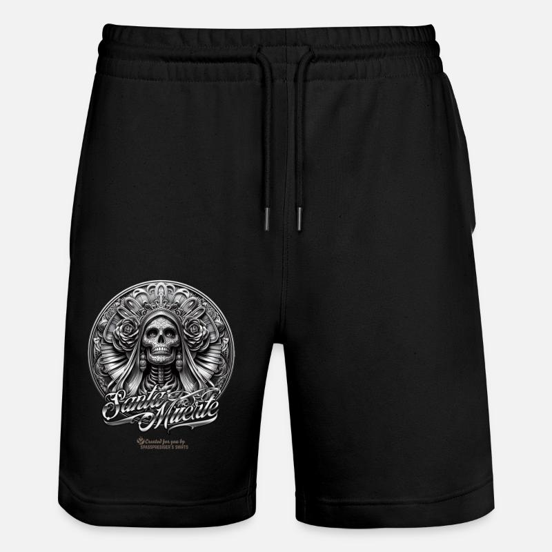 Conception de t-shirt Santa Muerte - Short de jogging bio TRAINER Stanley/Stella unisexe - noir