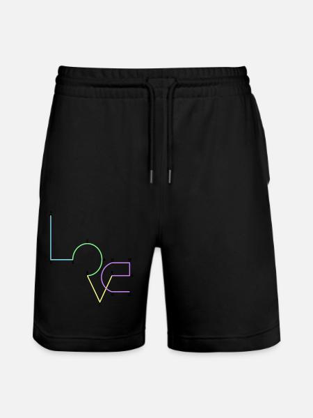 love - Short de jogging bio TRAINER Stanley/Stella unisexe - noir