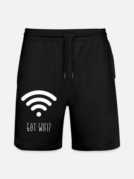 Got WiFi? - Stanley/Stella Trainer Unisex Organic Jogging Shorts - black