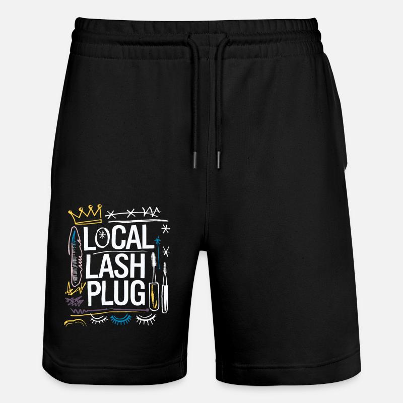 Cils glamour d’un professionnel - Short de jogging bio TRAINER Stanley/Stella unisexe - noir